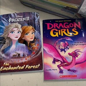 Frozen II and Dragon Girls Books